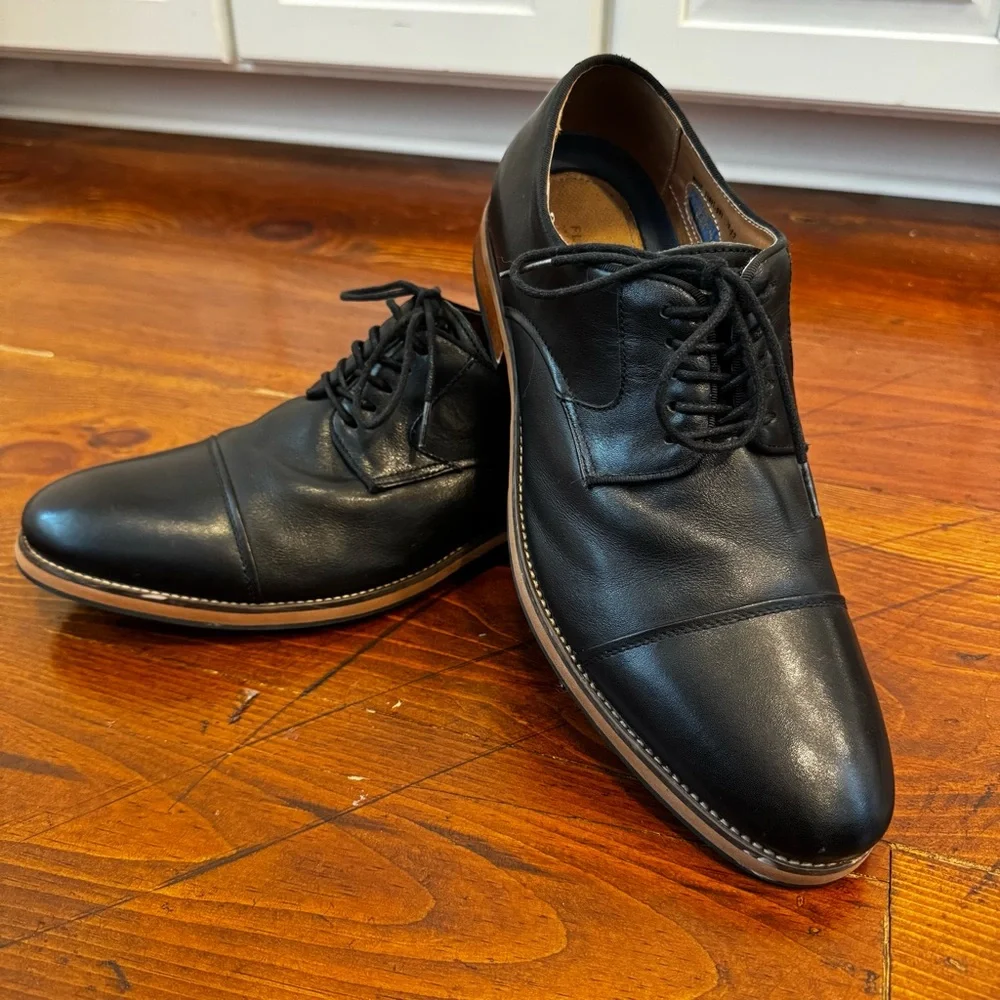 Florsheim SURGE- Classic Black Leather Men's‎ Dress Shoes